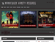 Tablet Screenshot of mannequinvanityrecords.com